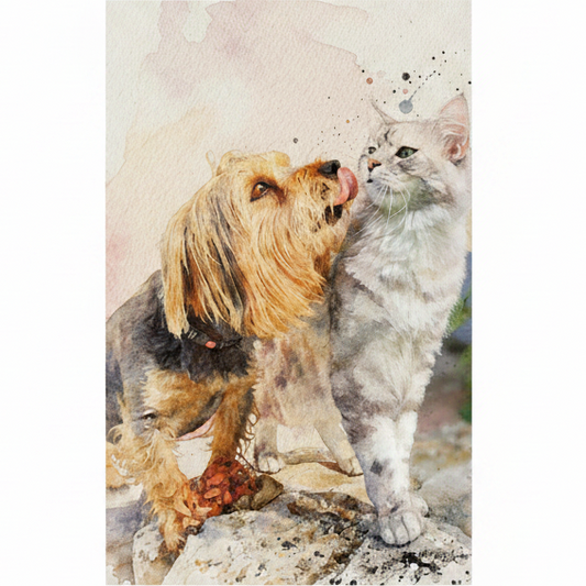 Aquarelle personnalisée pour immortaliser vos souvenirs
