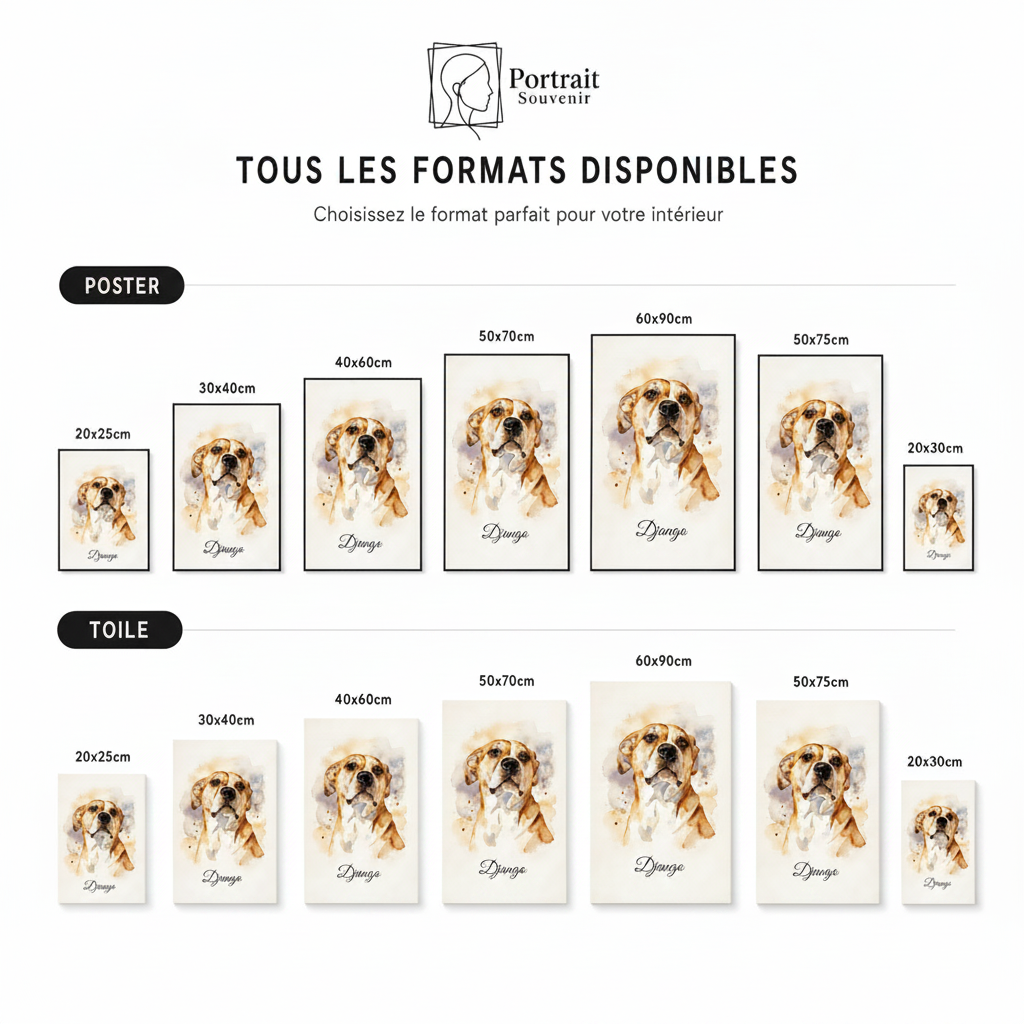 Portrait personnalisé pour transformer vos photos