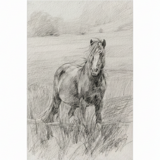 Croquis au crayon personnalisé portrait artistique