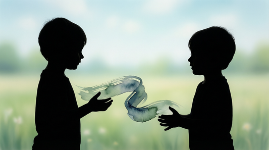Portrait artistique de jumeaux capturant leur lien unique et leur individualité