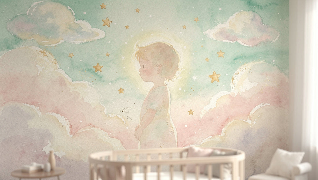 Portrait artistique enfant pour décoration chambre personnalisée