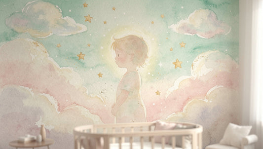 Portrait artistique enfant pour décoration chambre personnalisée