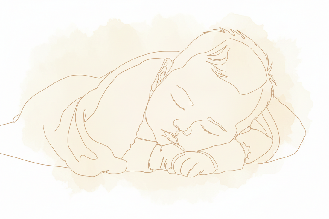Portrait artistique de bébé pour décoration chambre enfant
