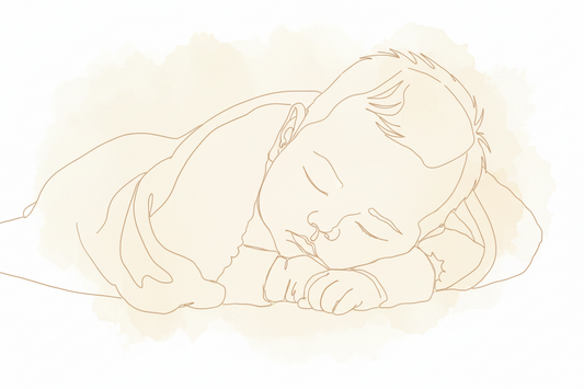 Portrait artistique de bébé pour décoration chambre enfant