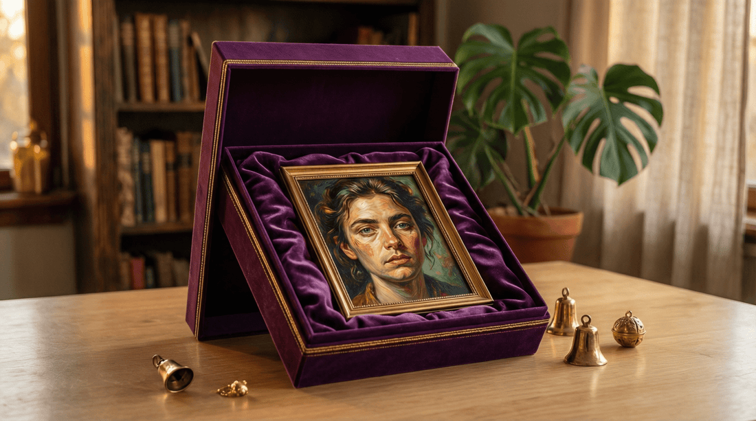 Portrait artistique personnalisé transformé depuis une photo souvenir