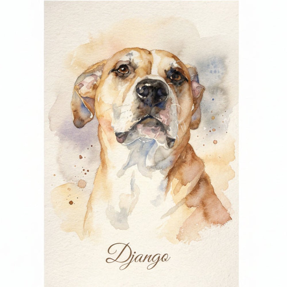 Portrait Aquarelle Personnalisé
