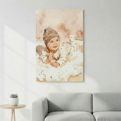Aquarelle personnalisée pour immortaliser vos souvenirs