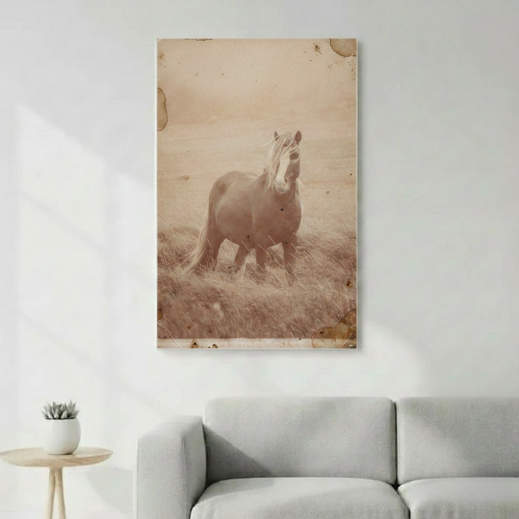 Rendu Photo Vintage Sépia - Transformation Numérique Haute Résolution
