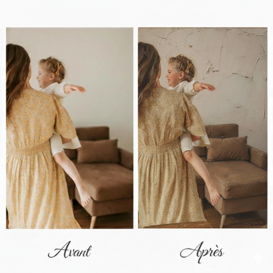 Tableau à l'huile personnalisé d'après photo