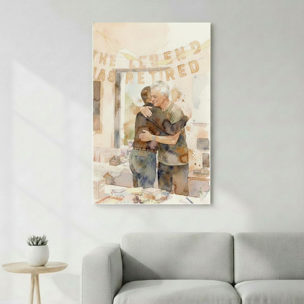 Aquarelle personnalisée transformant vos souvenirs en art