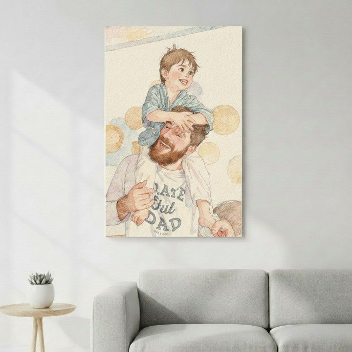 Portrait personnalisé style illustration livre pour enfants