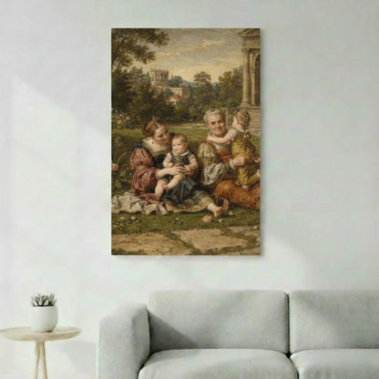 Portrait style Renaissance avec jeux de lumière clair-obscur
