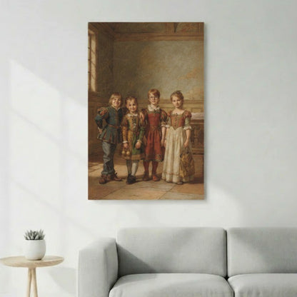 Portrait photo transformé en style Renaissance avec clair-obscur