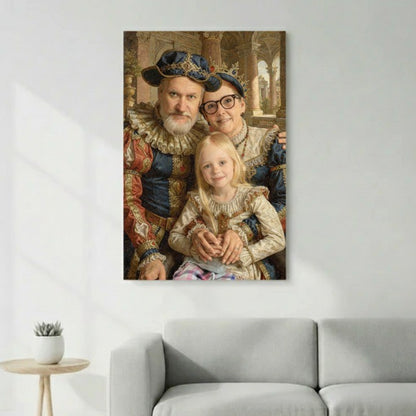 Portrait style Renaissance personnalisé pour photos intemporelles