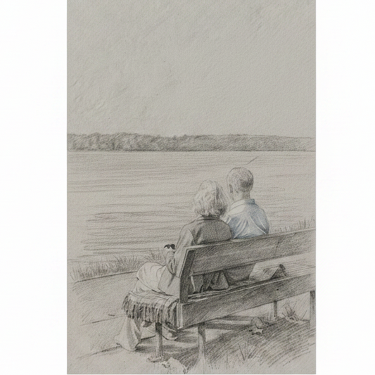 Croquis au crayon personnalisé pour immortaliser vos souvenirs