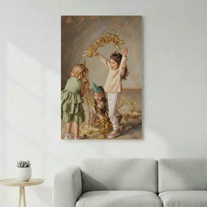 Tableau à l'huile personnalisé à partir de photo