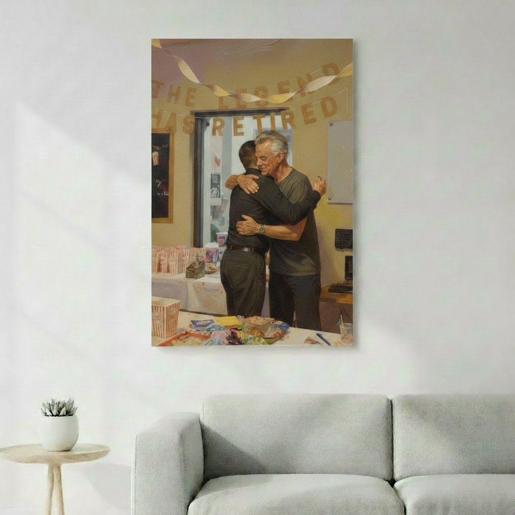 Tableau à l'huile personnalisé à partir de photo