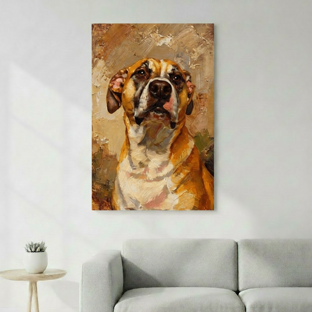 Tableau à l'huile personnalisé à partir de photo