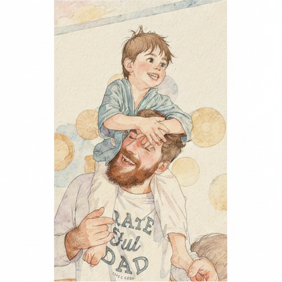 Portrait personnalisé style illustration livre pour enfants