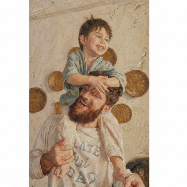 Tableau à l'huile personnalisé d'après photo