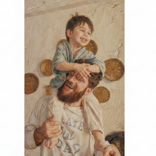 Tableau à l'huile personnalisé d'après photo