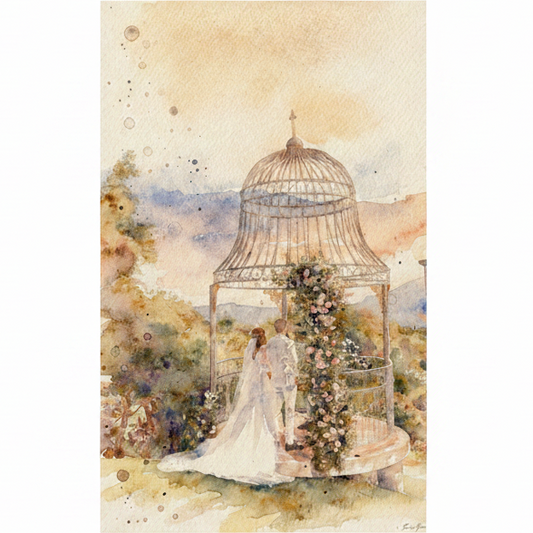 Aquarelle personnalisée pour immortaliser vos souvenirs