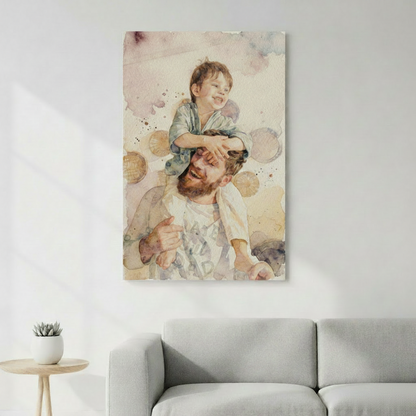 Aquarelle personnalisée transformant vos souvenirs en art