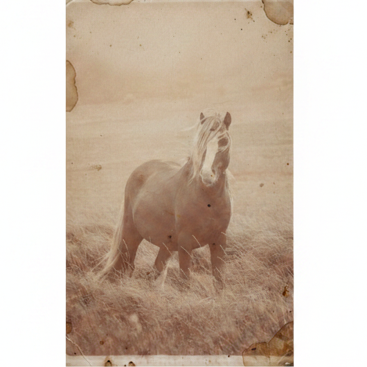 Rendu photo vintage sépia style années 1940