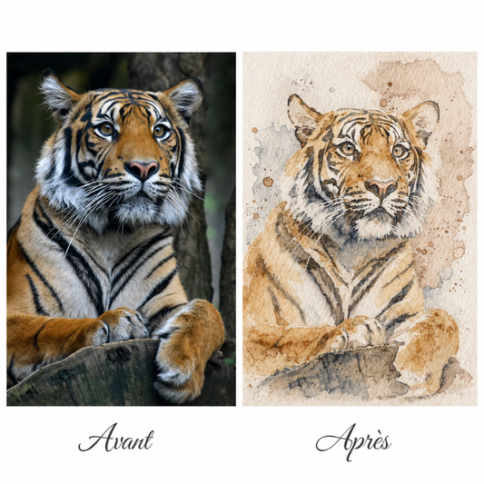 Aquarelle personnalisée pour immortaliser vos moments précieux