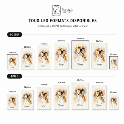 Portrait personnalisé pour transformer vos photos
