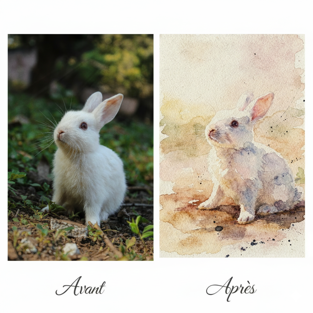 Aquarelle personnalisée pour immortaliser vos moments précieux