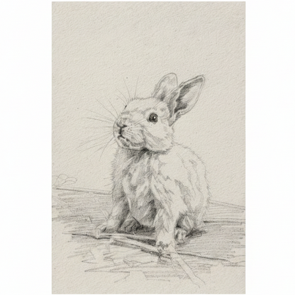 Croquis au crayon personnalisé portrait artistique