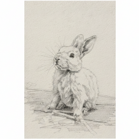 Croquis au crayon personnalisé portrait artistique