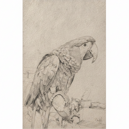 Croquis au crayon personnalisé portrait artistique