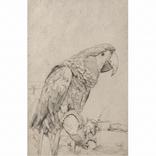 Croquis au crayon personnalisé portrait artistique