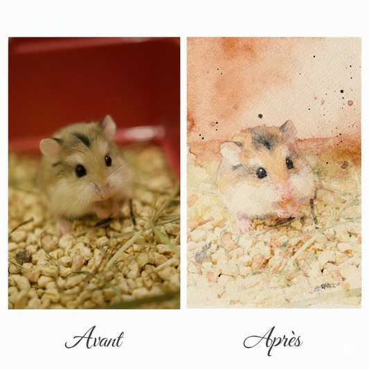 Aquarelle personnalisée pour immortaliser vos moments précieux