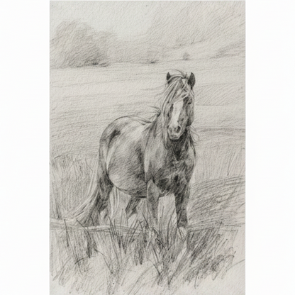 Croquis au crayon personnalisé portrait artistique
